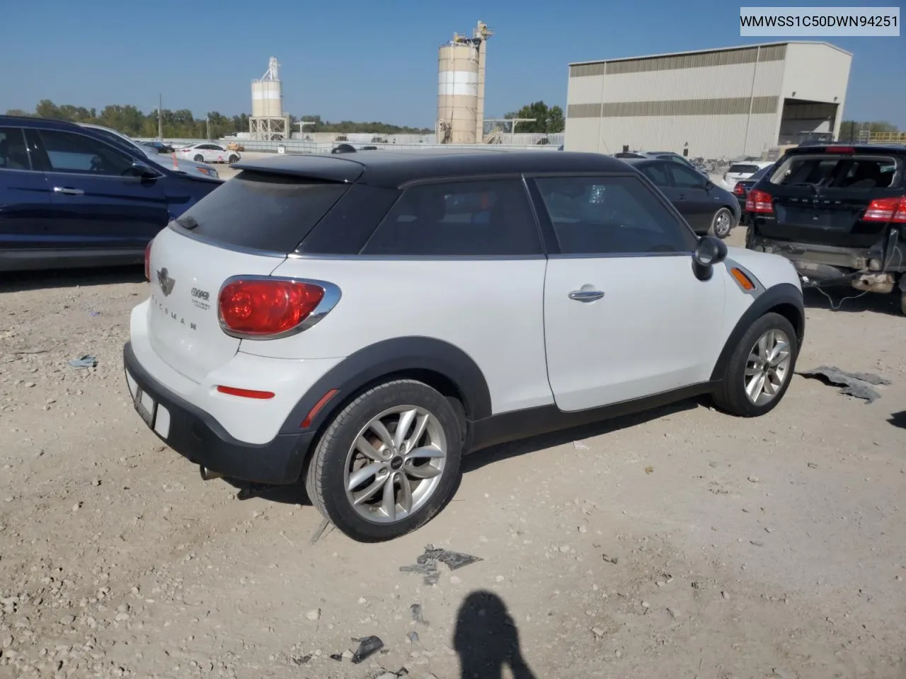 2013 Mini Cooper Paceman VIN: WMWSS1C50DWN94251 Lot: 74335264