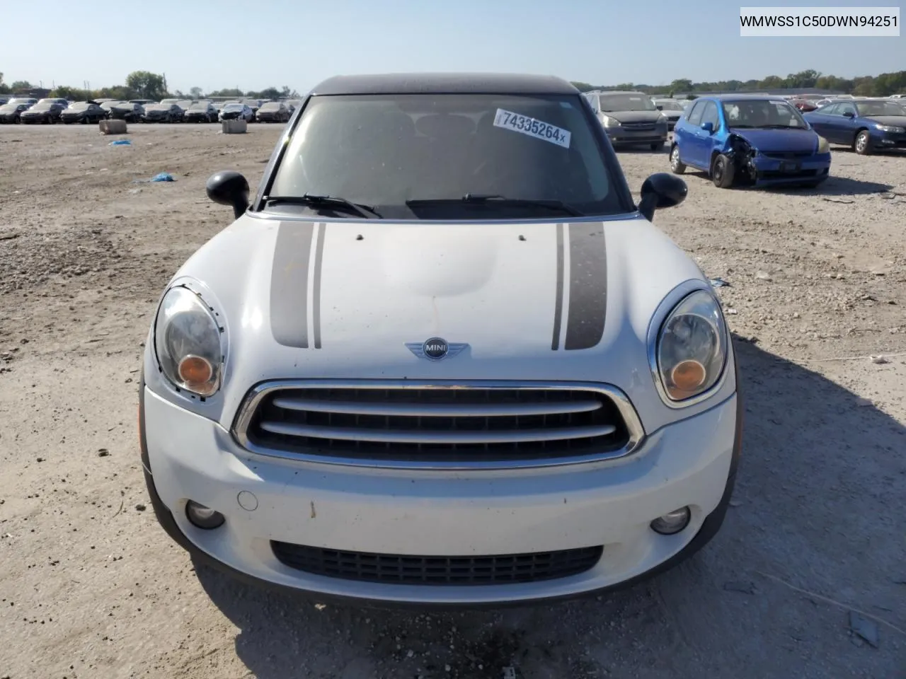 2013 Mini Cooper Paceman VIN: WMWSS1C50DWN94251 Lot: 74335264