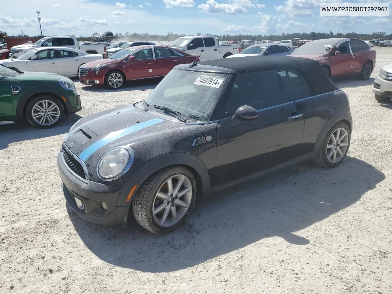 2013 Mini Cooper S VIN: WMWZP3C58DT297967 Lot: 74693914