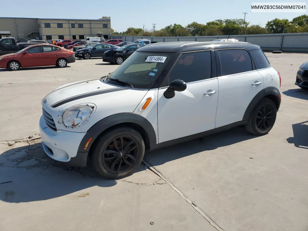 2013 Mini Cooper Countryman VIN: WMWZB3C56DWM07041 Lot: 75014984