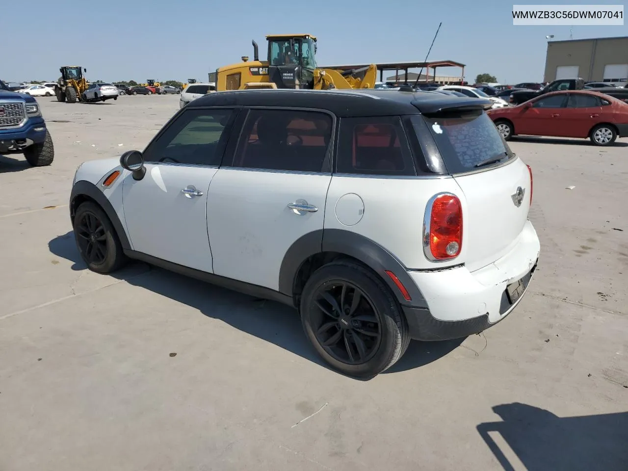 2013 Mini Cooper Countryman VIN: WMWZB3C56DWM07041 Lot: 75014984