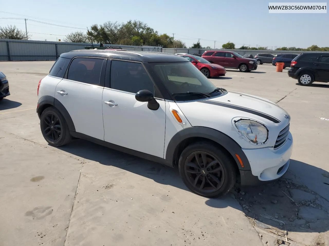 2013 Mini Cooper Countryman VIN: WMWZB3C56DWM07041 Lot: 75014984