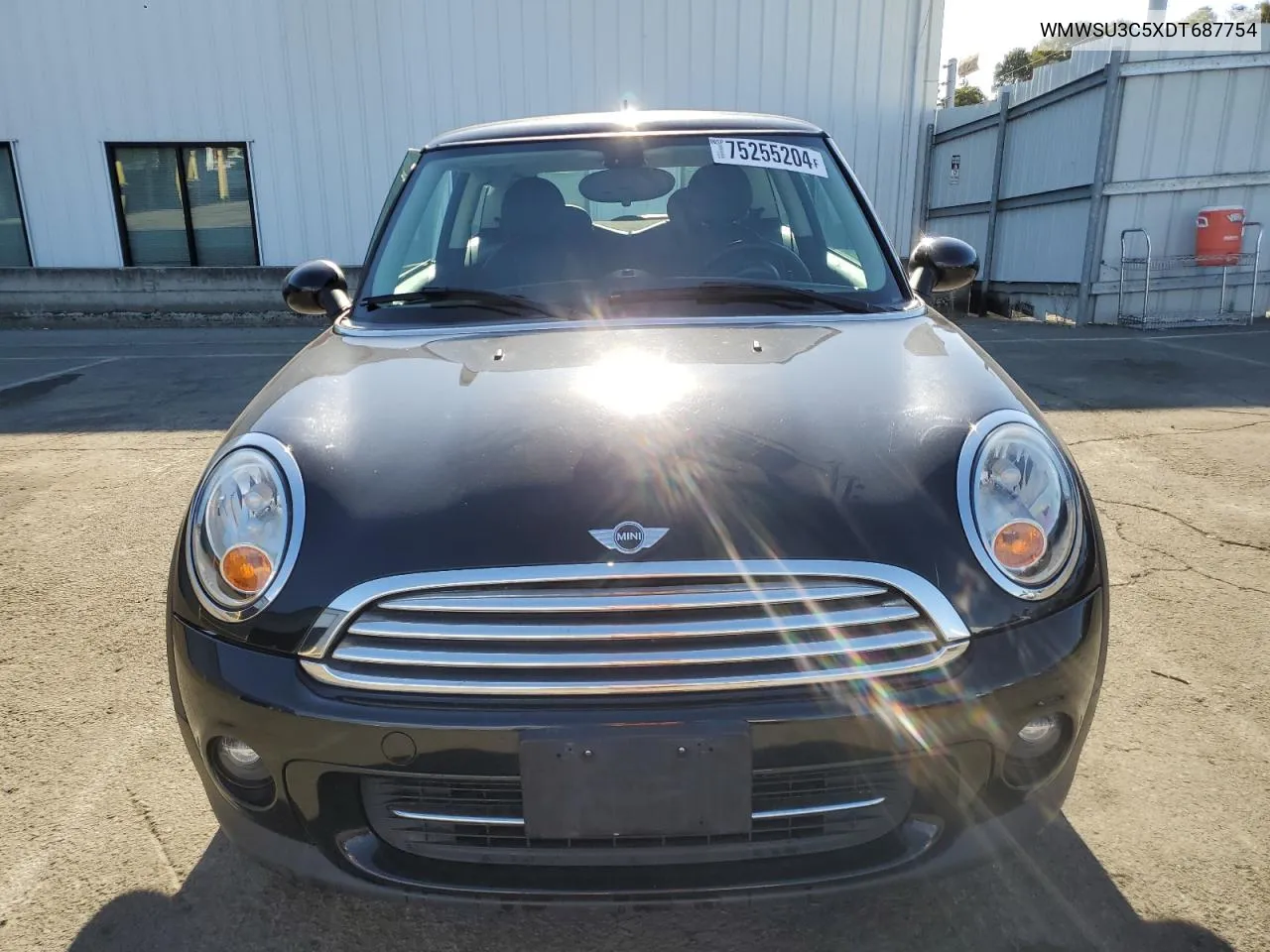 2013 Mini Cooper VIN: WMWSU3C5XDT687754 Lot: 75255204