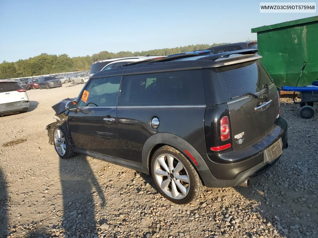 2013 Mini Cooper S Clubman VIN: WMWZG3C59DT575968 Lot: 75292334