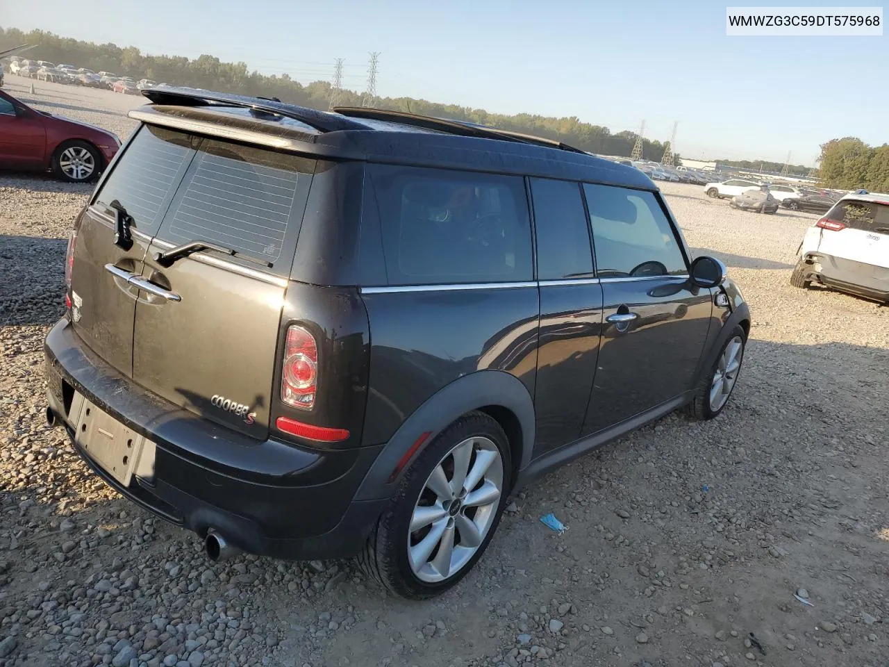 2013 Mini Cooper S Clubman VIN: WMWZG3C59DT575968 Lot: 75292334