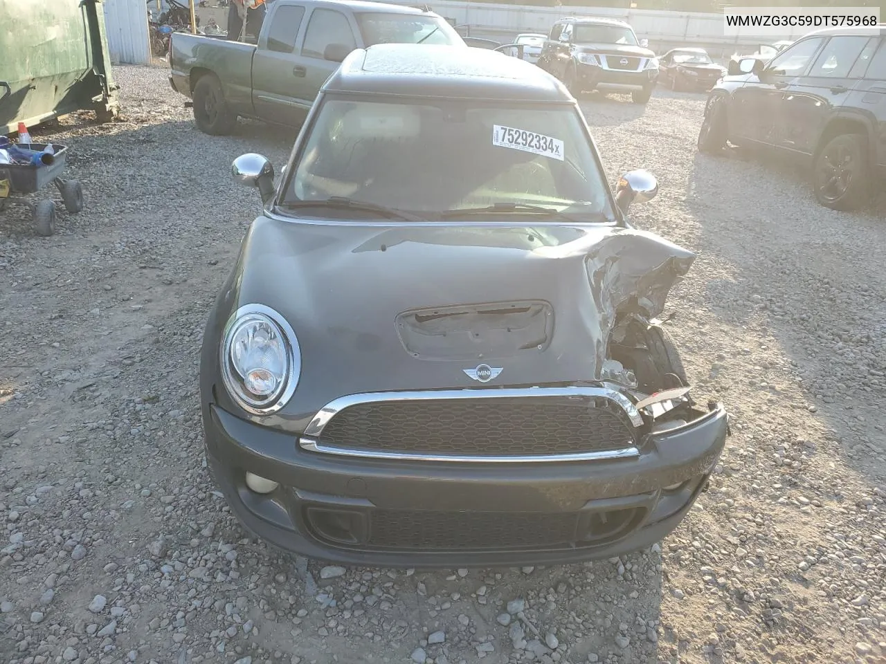 2013 Mini Cooper S Clubman VIN: WMWZG3C59DT575968 Lot: 75292334