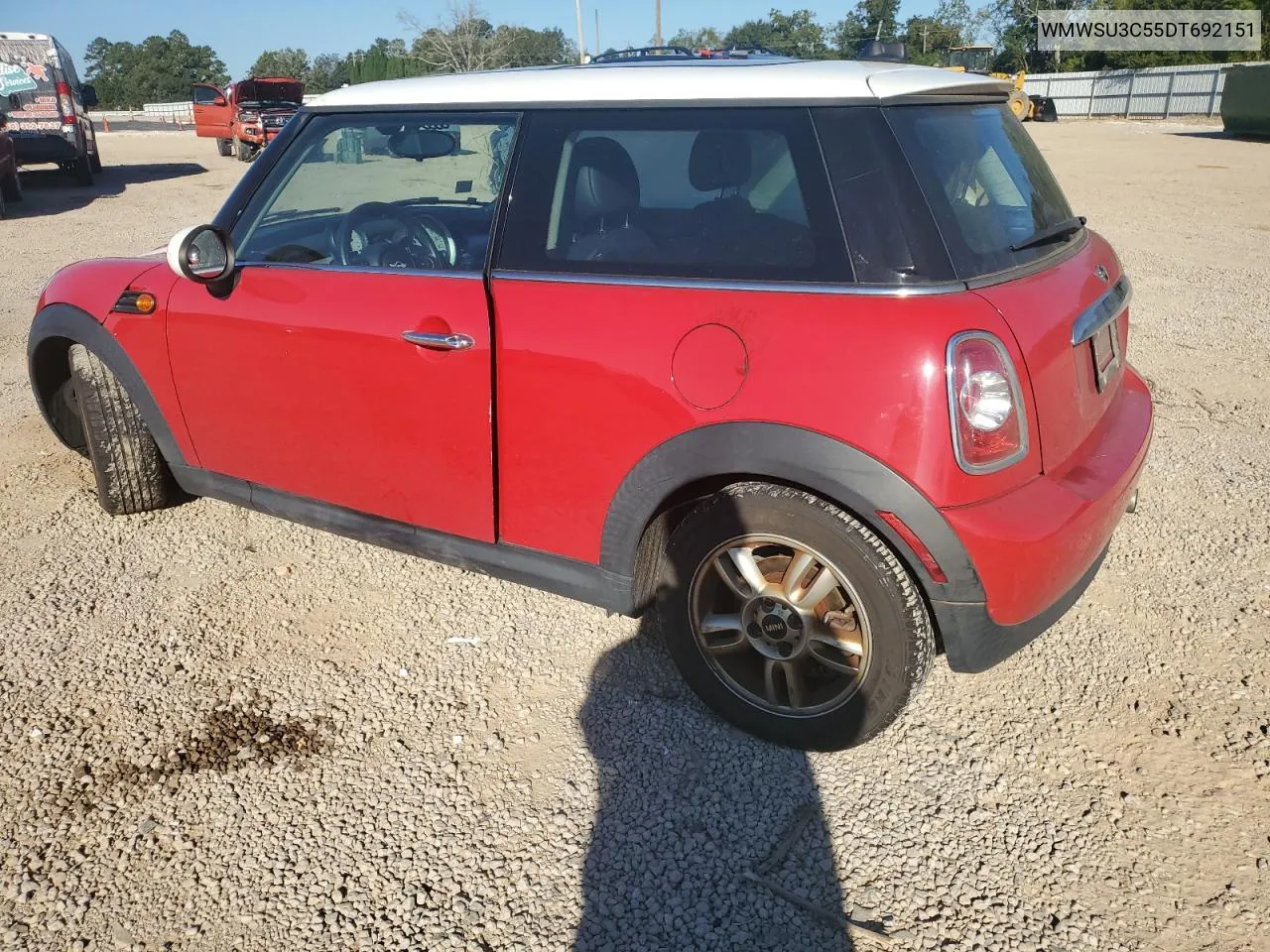 2013 Mini Cooper VIN: WMWSU3C55DT692151 Lot: 76170394