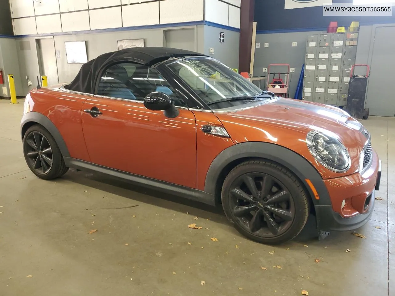 2013 Mini Cooper Roadster S VIN: WMWSY3C55DT565565 Lot: 76246124