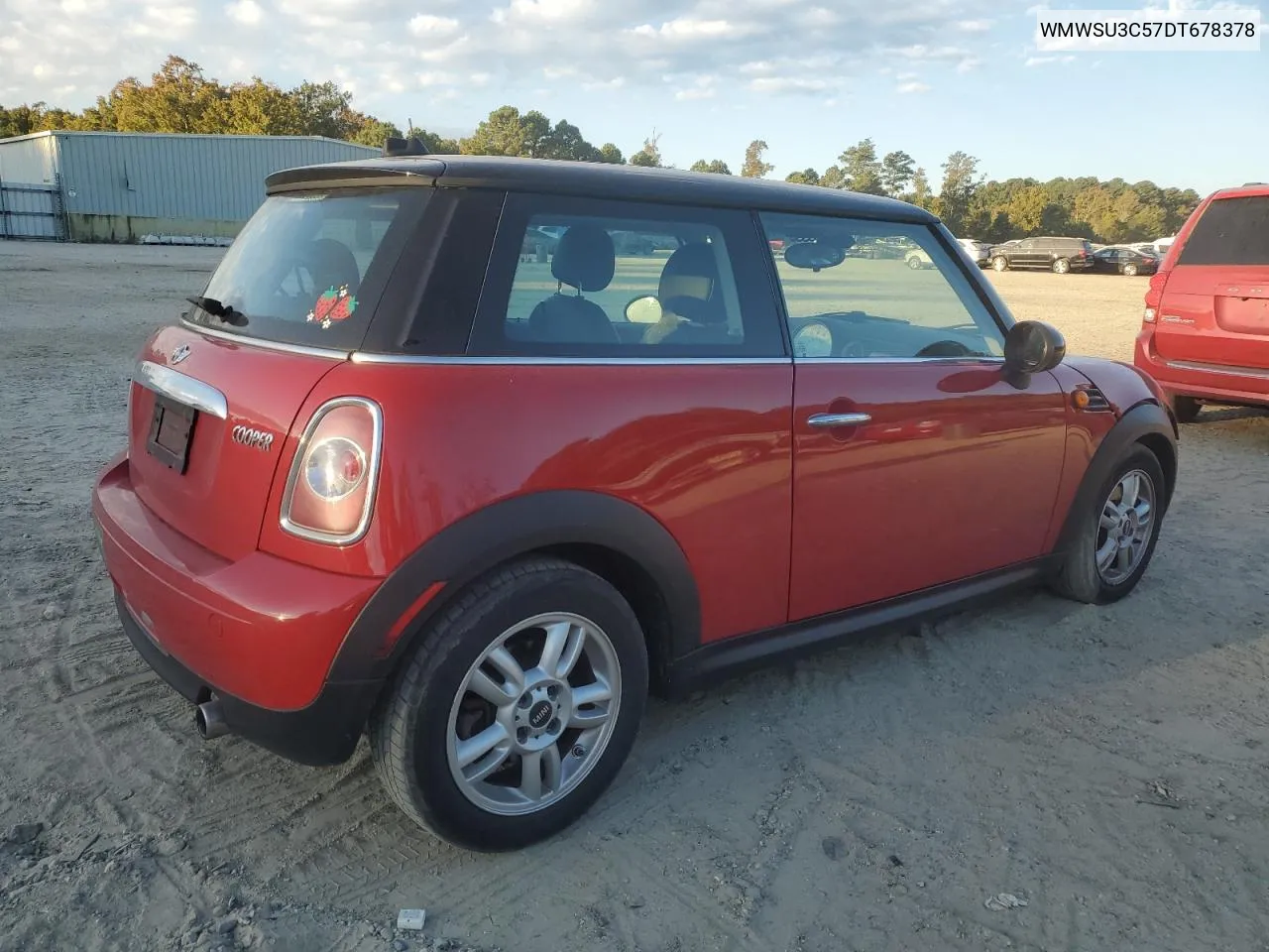 2013 Mini Cooper VIN: WMWSU3C57DT678378 Lot: 76321964