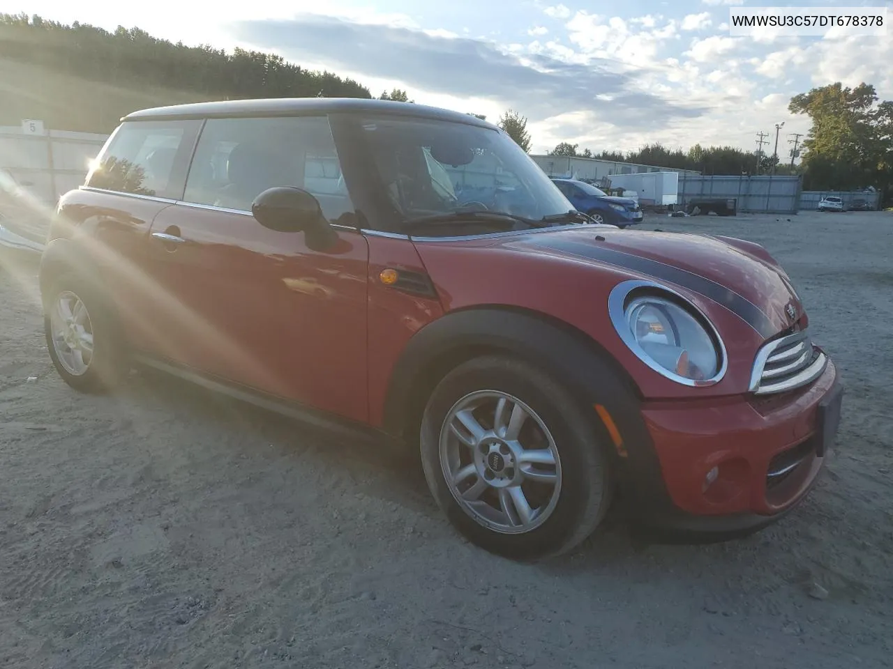 2013 Mini Cooper VIN: WMWSU3C57DT678378 Lot: 76321964