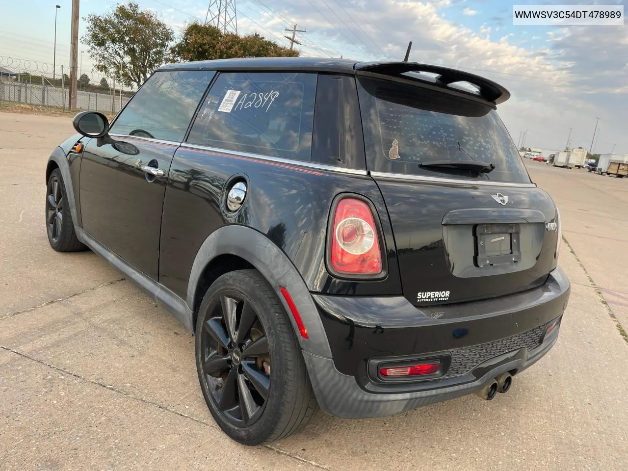 2013 Mini Cooper S VIN: WMWSV3C54DT478989 Lot: 76629634