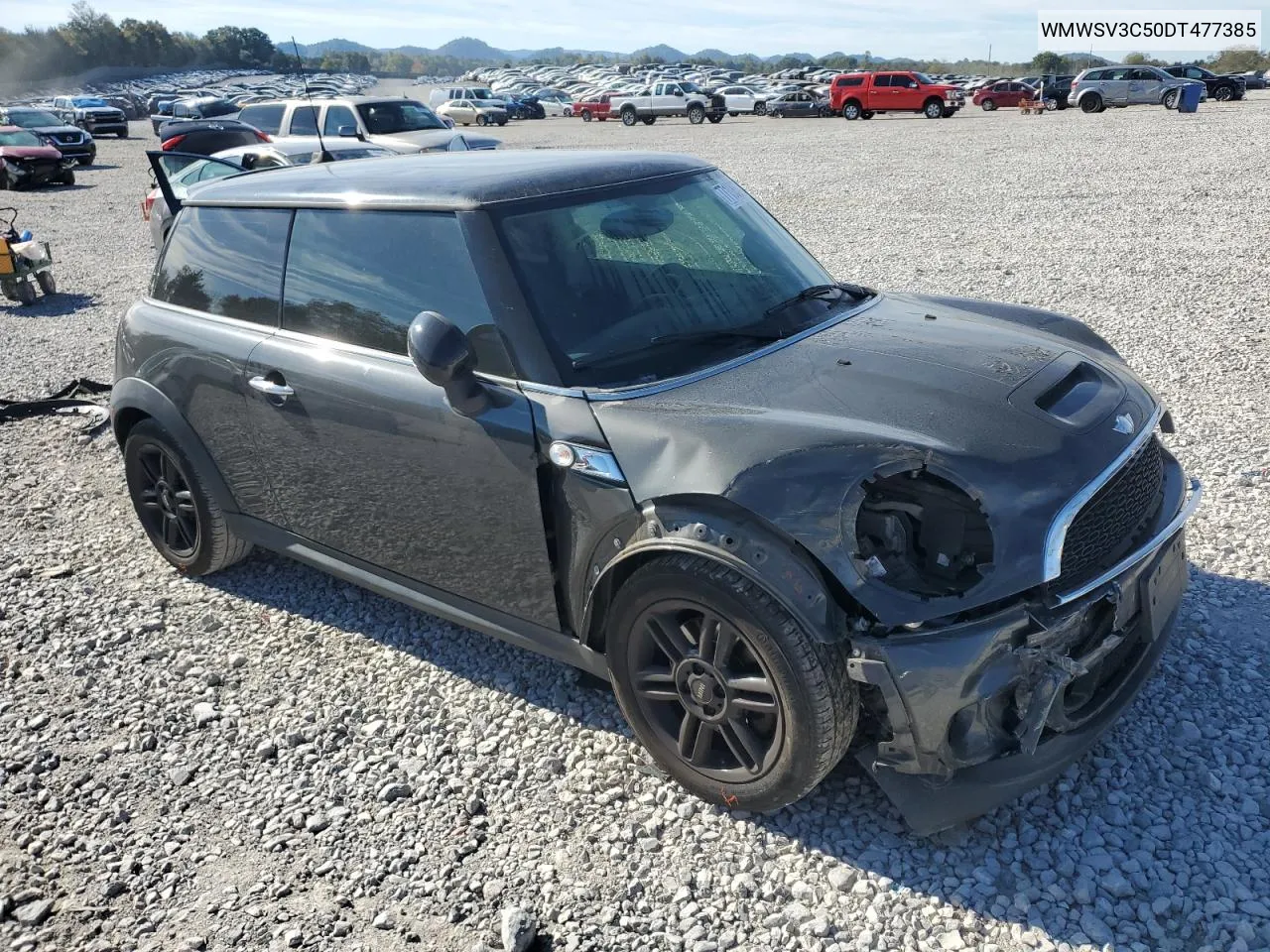 2013 Mini Cooper S VIN: WMWSV3C50DT477385 Lot: 77108524