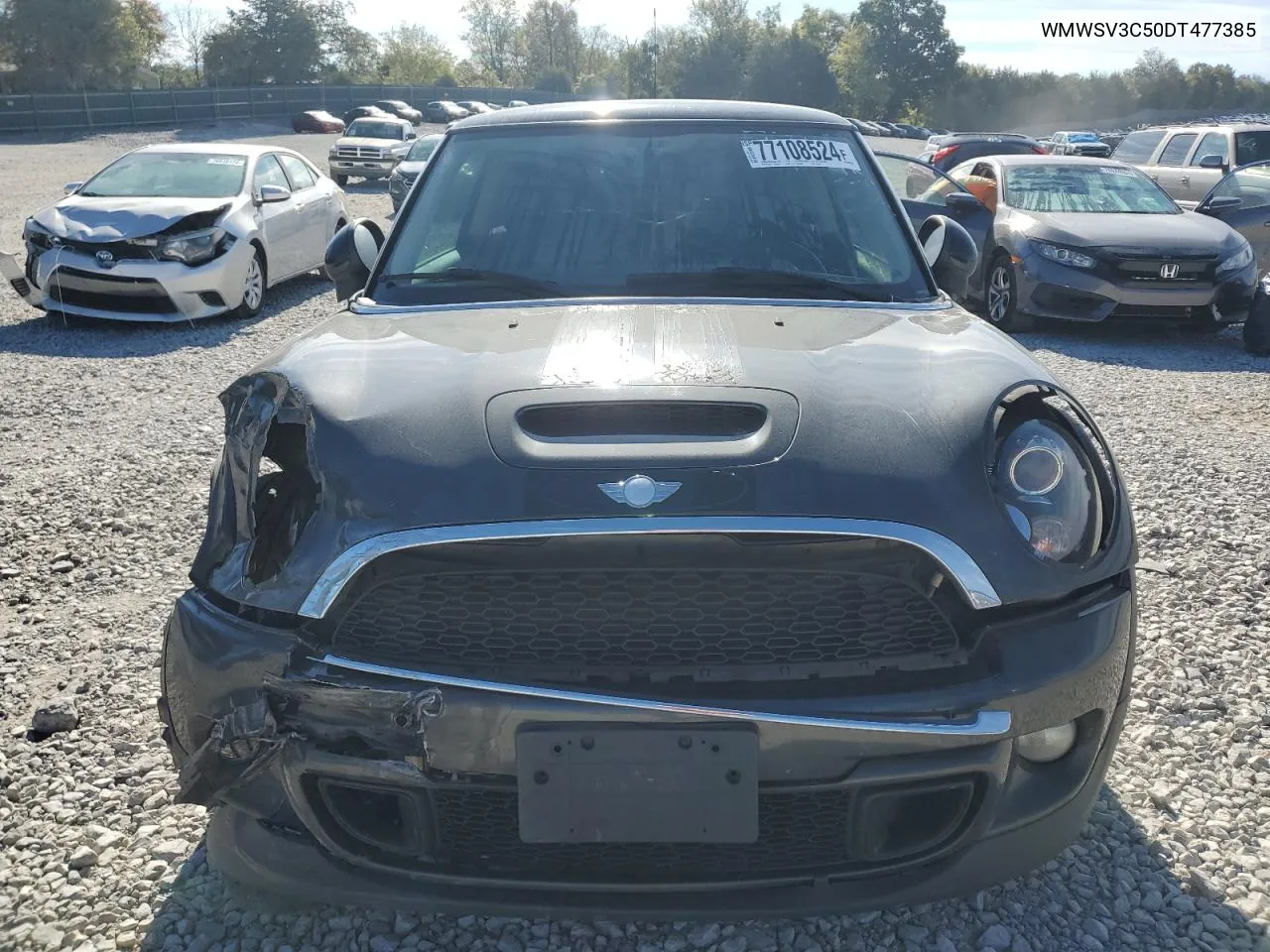 2013 Mini Cooper S VIN: WMWSV3C50DT477385 Lot: 77108524