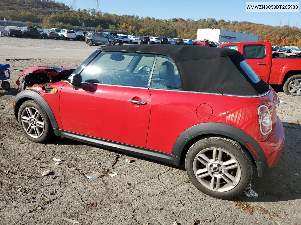 2013 Mini Cooper VIN: WMWZN3C58DT265980 Lot: 77157154