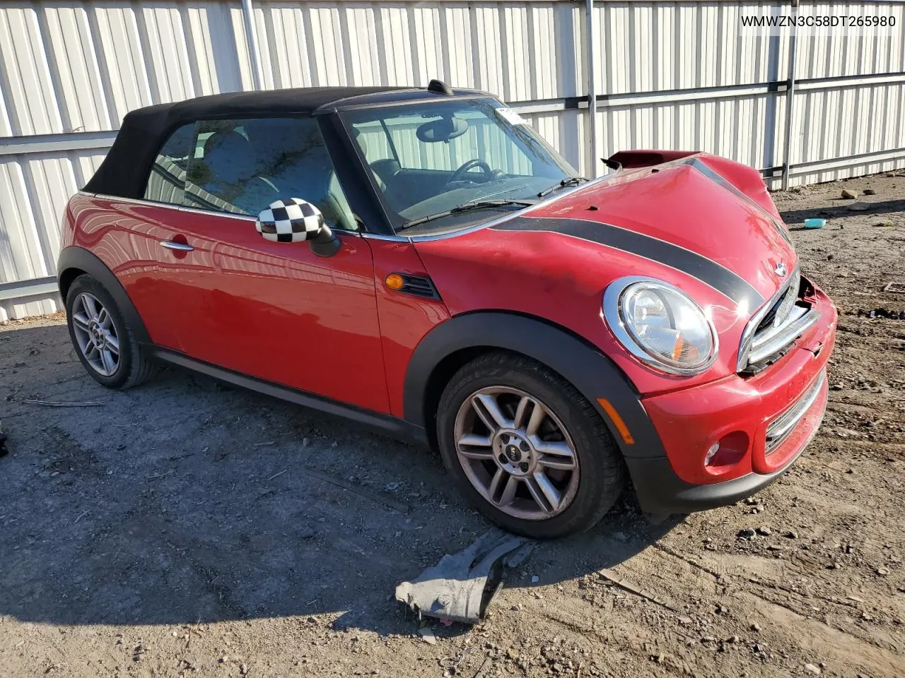 2013 Mini Cooper VIN: WMWZN3C58DT265980 Lot: 77157154