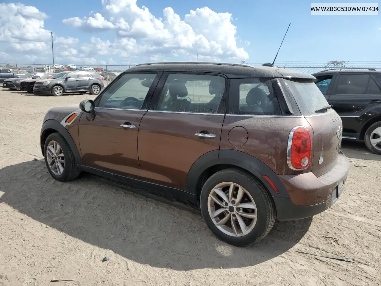 2013 Mini Cooper Countryman VIN: WMWZB3C53DWM07434 Lot: 77318434