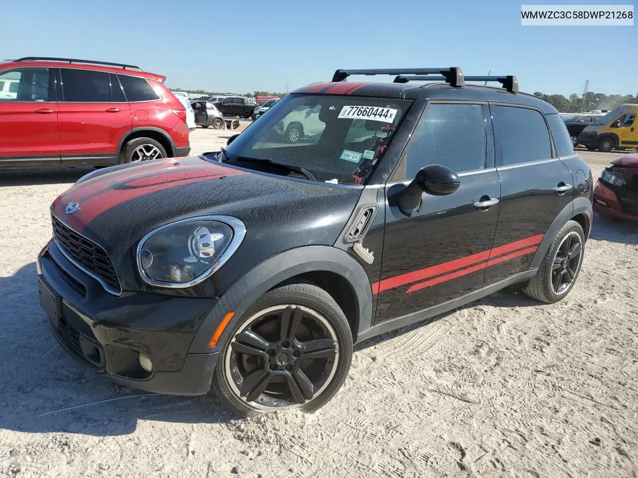 2013 Mini Cooper S Countryman VIN: WMWZC3C58DWP21268 Lot: 77660444