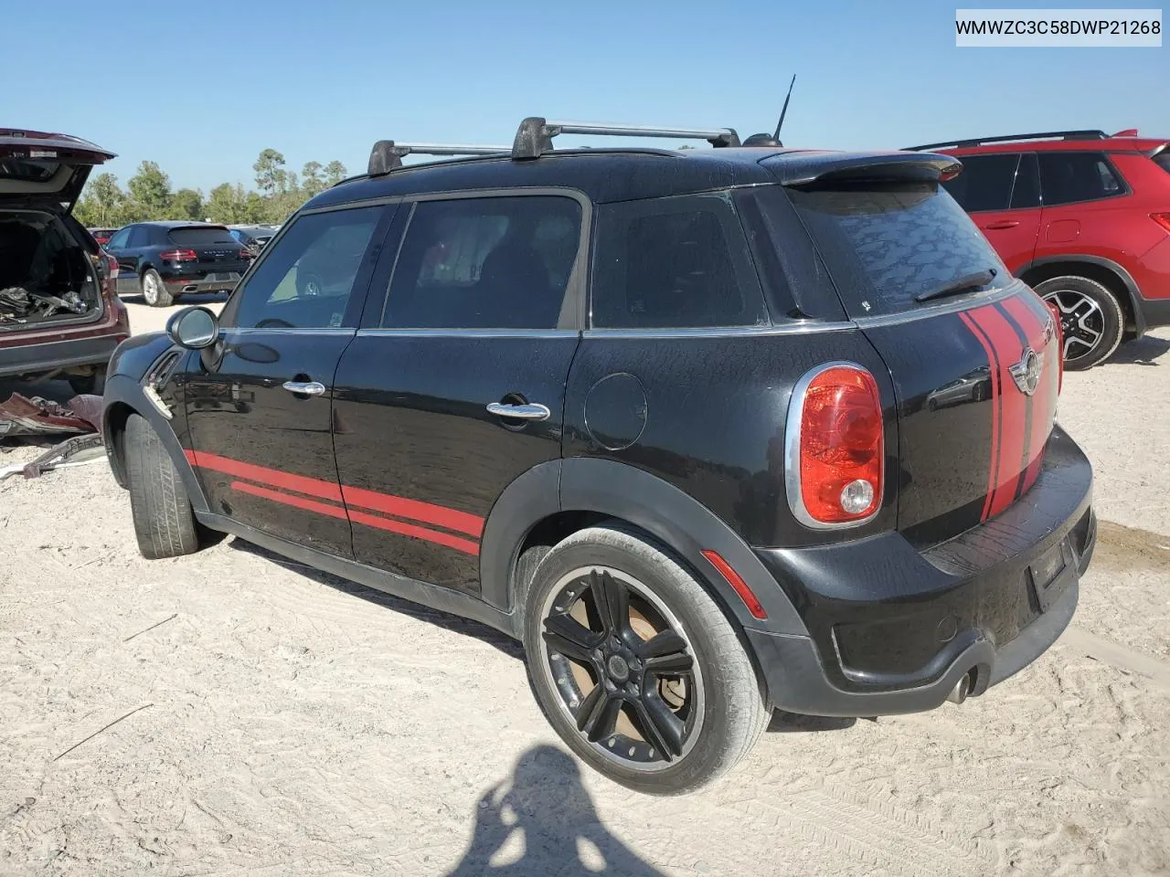 2013 Mini Cooper S Countryman VIN: WMWZC3C58DWP21268 Lot: 77660444