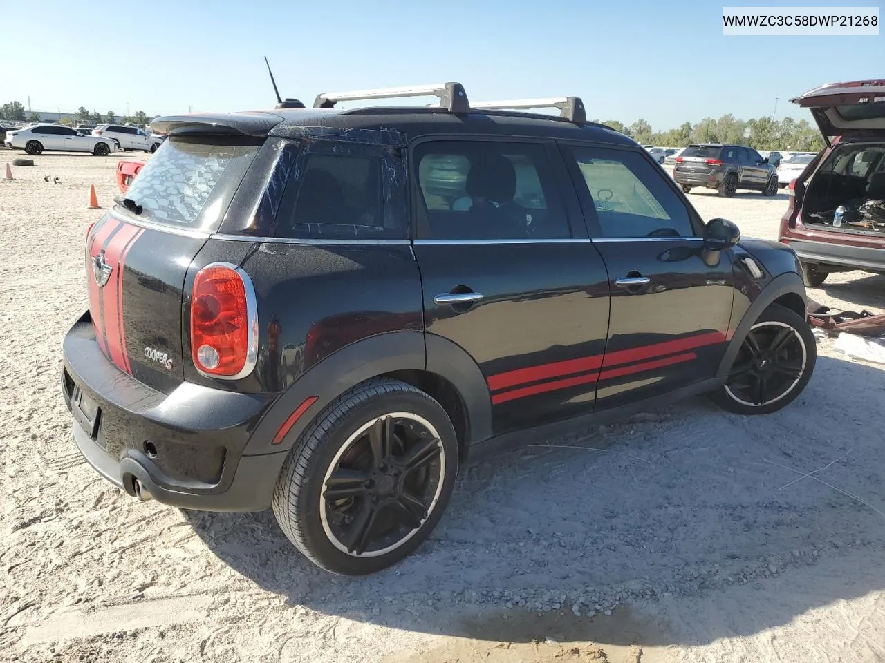 2013 Mini Cooper S Countryman VIN: WMWZC3C58DWP21268 Lot: 77660444