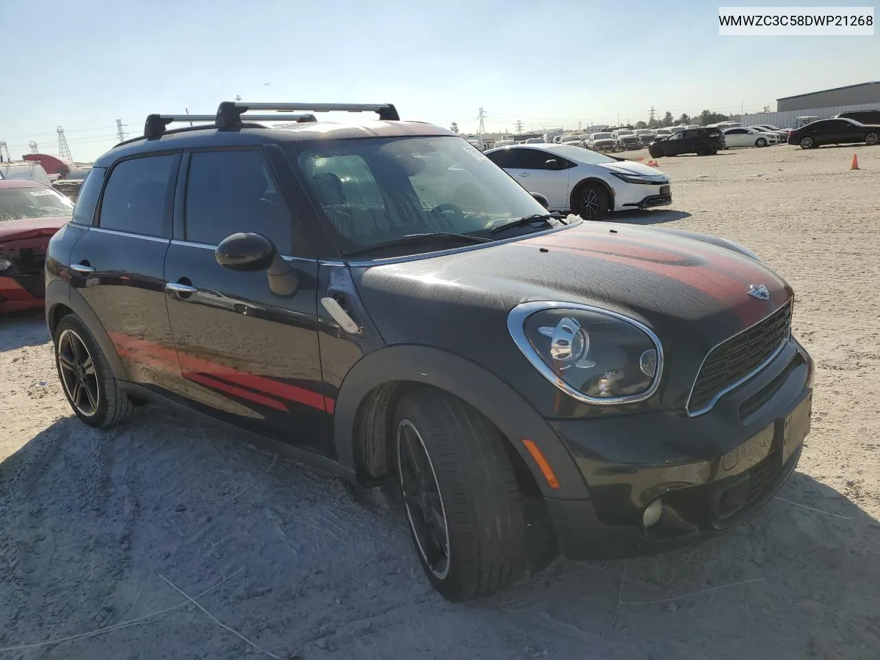 2013 Mini Cooper S Countryman VIN: WMWZC3C58DWP21268 Lot: 77660444