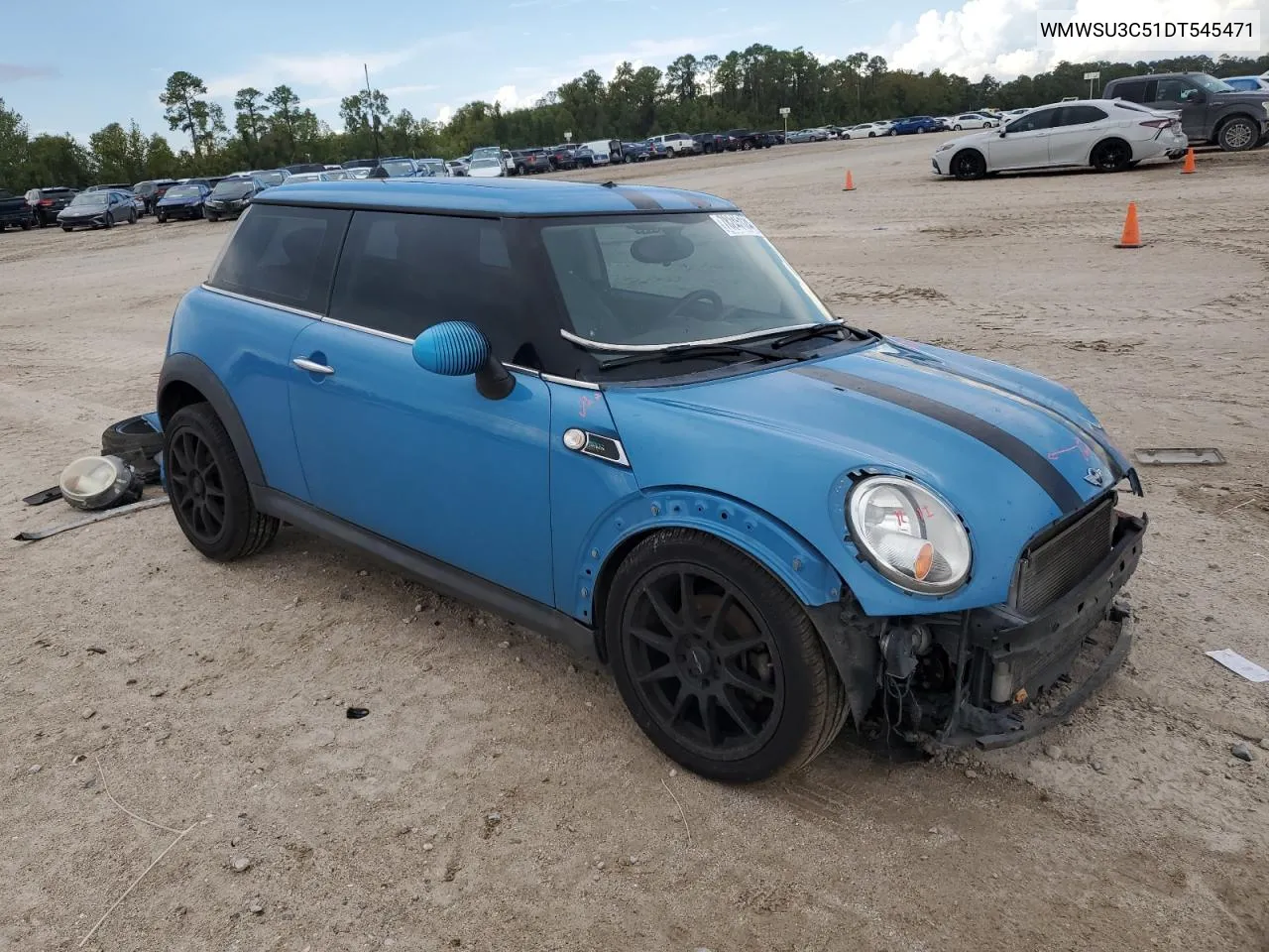 2013 Mini Cooper VIN: WMWSU3C51DT545471 Lot: 78245124