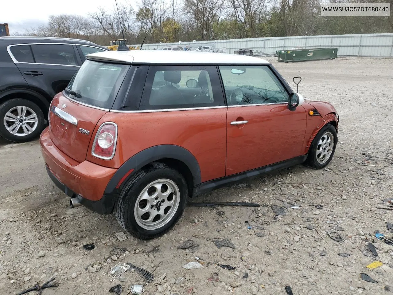 2013 Mini Cooper VIN: WMWSU3C57DT680440 Lot: 78270184