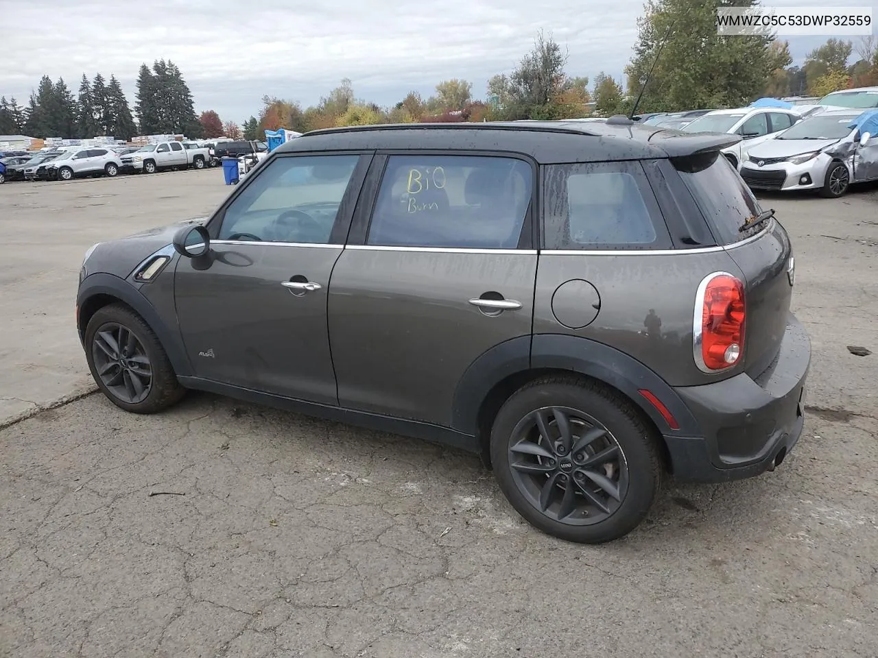 2013 Mini Cooper S Countryman VIN: WMWZC5C53DWP32559 Lot: 78449864