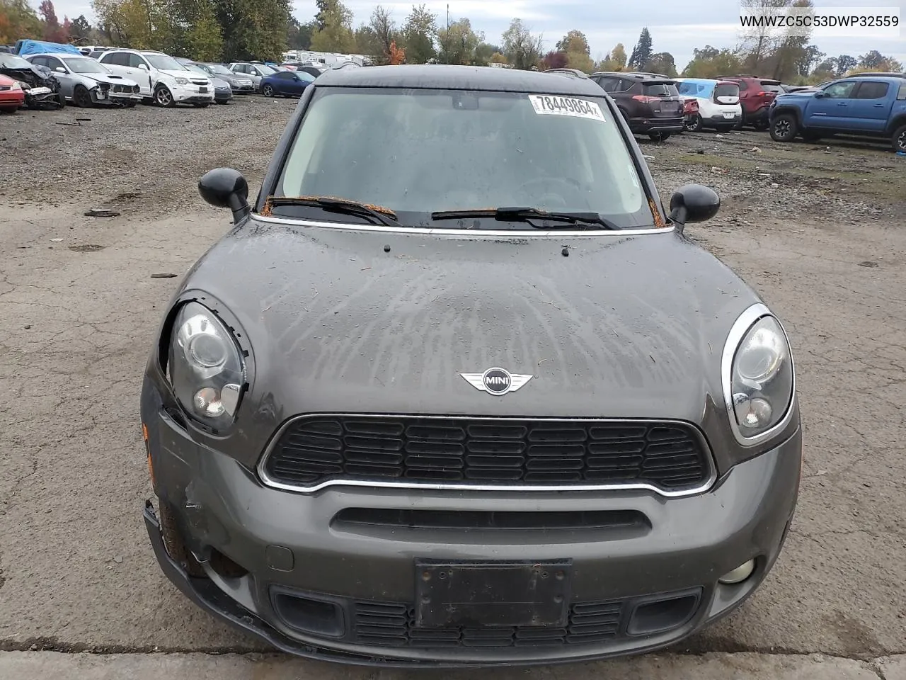 2013 Mini Cooper S Countryman VIN: WMWZC5C53DWP32559 Lot: 78449864