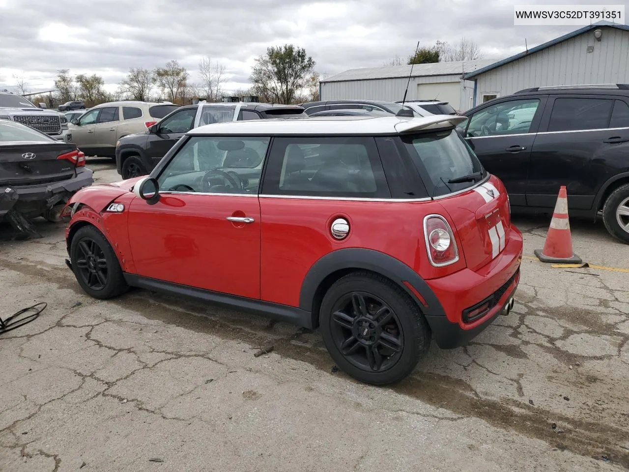 2013 Mini Cooper S VIN: WMWSV3C52DT391351 Lot: 78460534