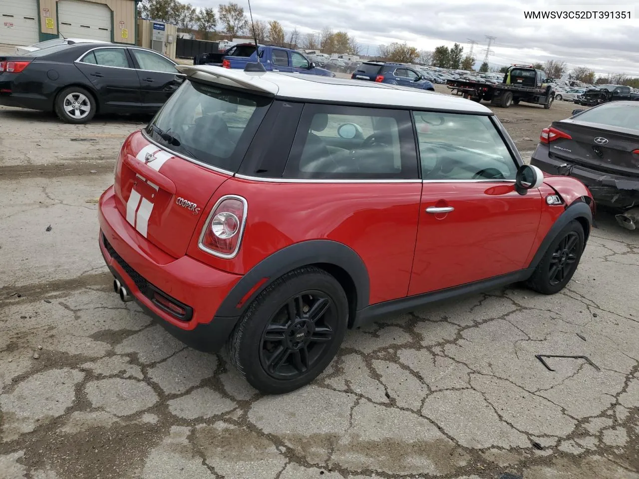 2013 Mini Cooper S VIN: WMWSV3C52DT391351 Lot: 78460534