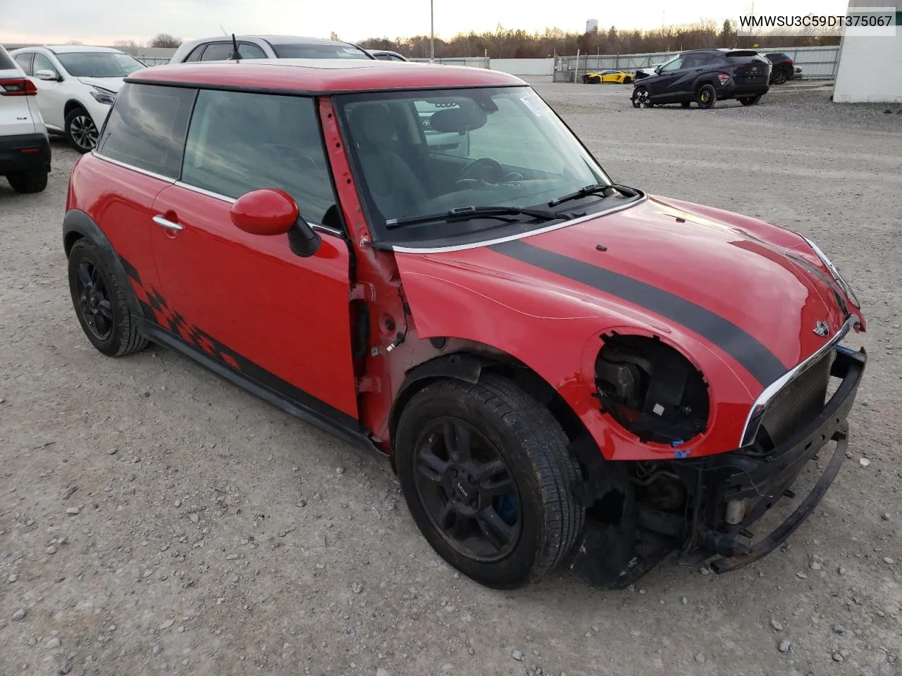 2013 Mini Cooper VIN: WMWSU3C59DT375067 Lot: 78980324