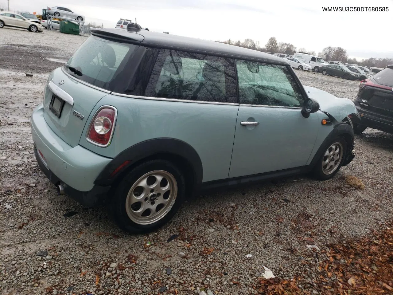 2013 Mini Cooper VIN: WMWSU3C50DT680585 Lot: 79403584