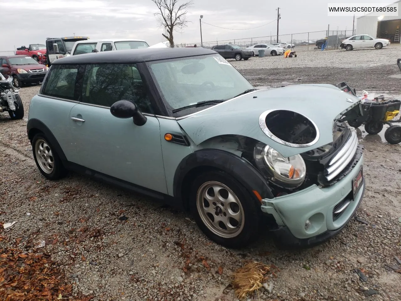 2013 Mini Cooper VIN: WMWSU3C50DT680585 Lot: 79403584