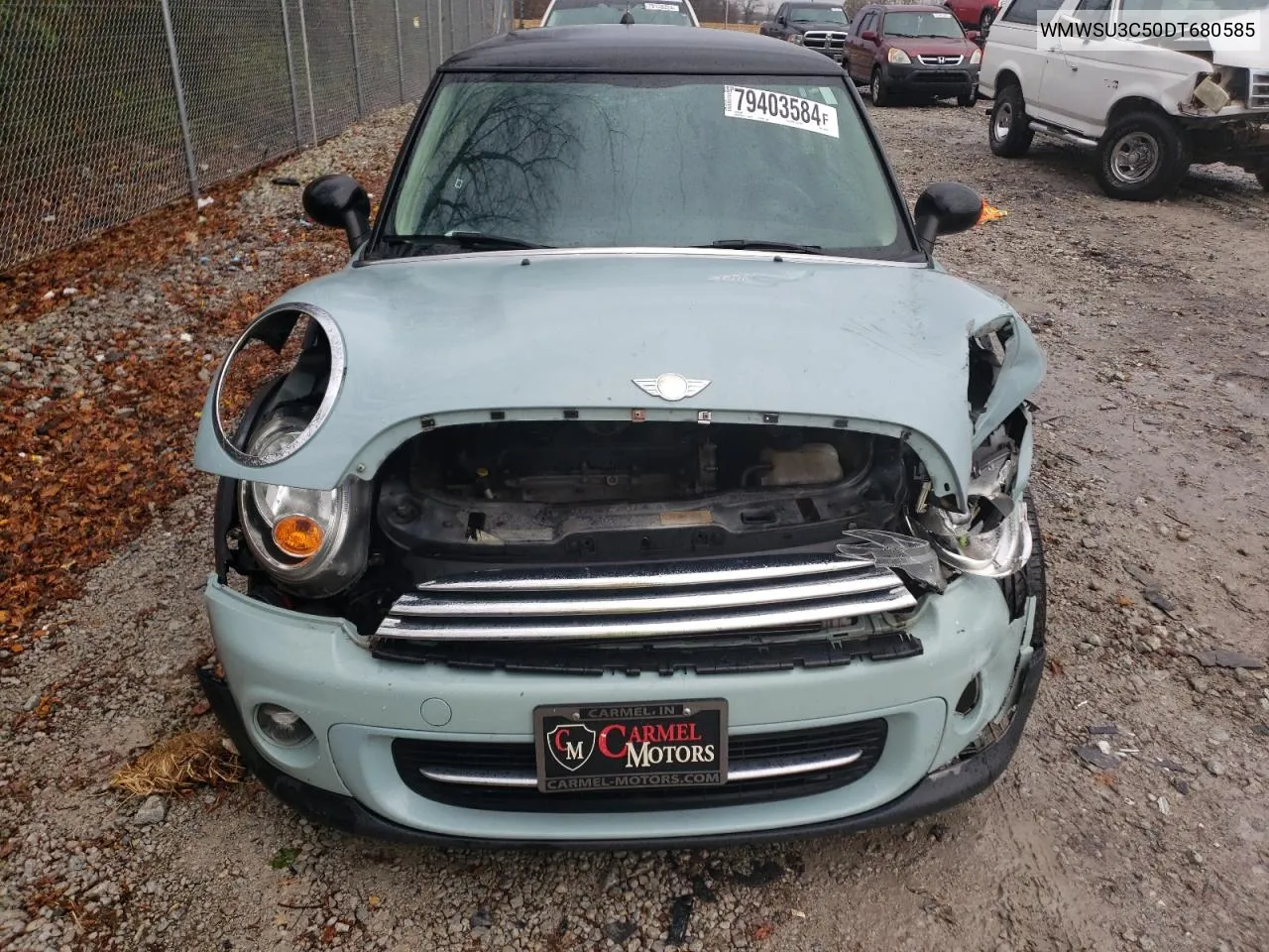 2013 Mini Cooper VIN: WMWSU3C50DT680585 Lot: 79403584