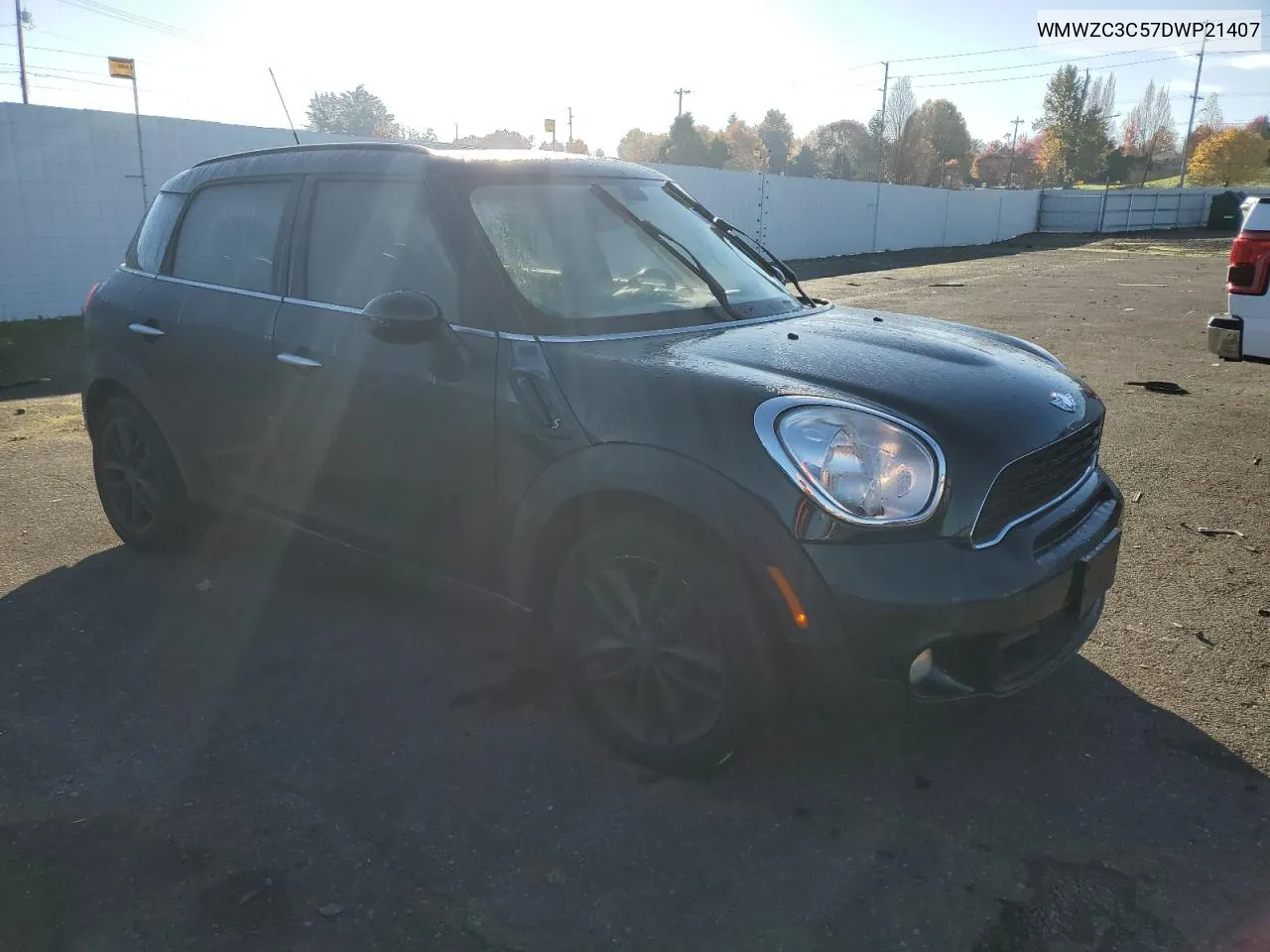 2013 Mini Cooper S Countryman VIN: WMWZC3C57DWP21407 Lot: 79501694