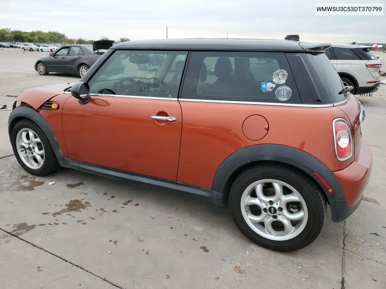 2013 Mini Cooper VIN: WMWSU3C53DT370799 Lot: 79724464