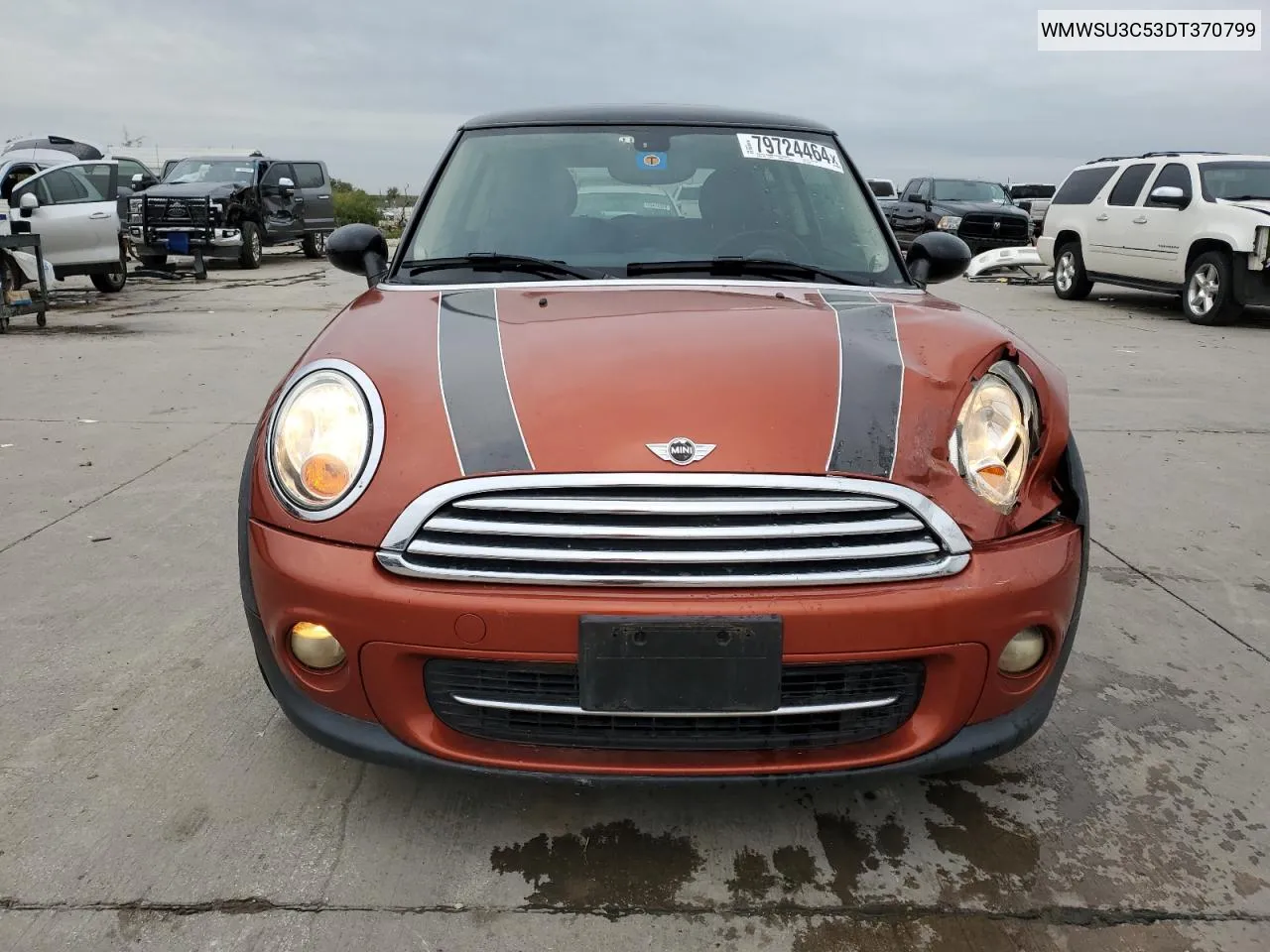 2013 Mini Cooper VIN: WMWSU3C53DT370799 Lot: 79724464