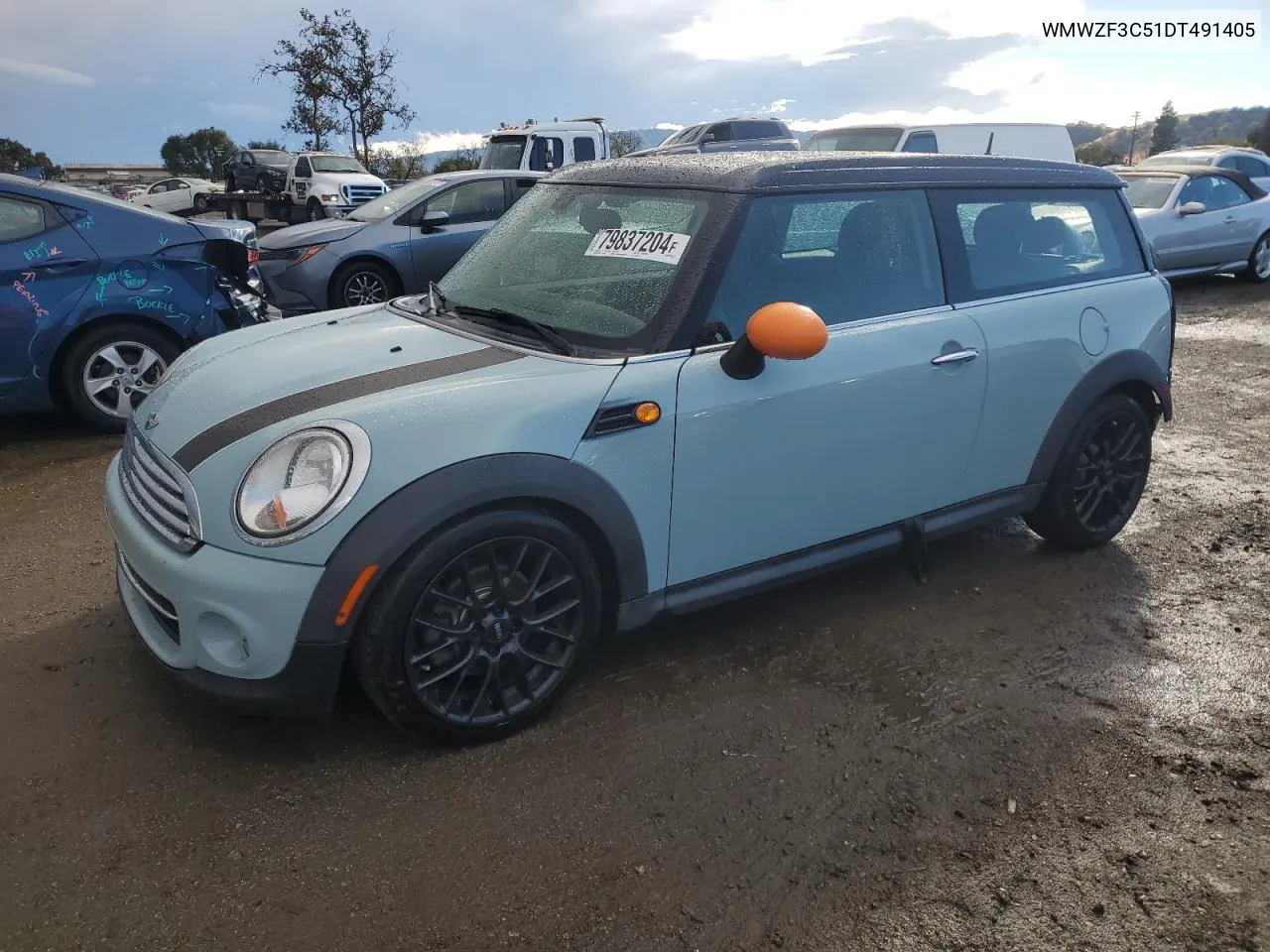 2013 Mini Cooper Clubman VIN: WMWZF3C51DT491405 Lot: 79837204