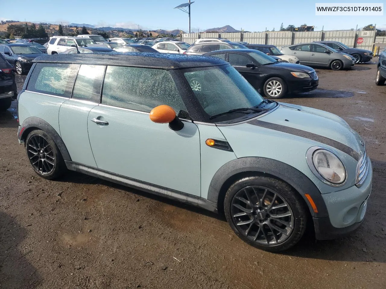 2013 Mini Cooper Clubman VIN: WMWZF3C51DT491405 Lot: 79837204