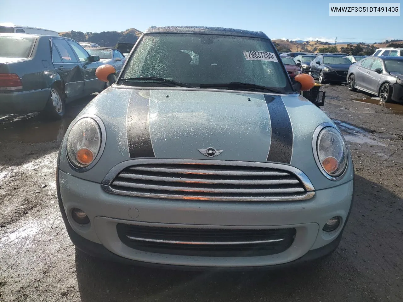 2013 Mini Cooper Clubman VIN: WMWZF3C51DT491405 Lot: 79837204