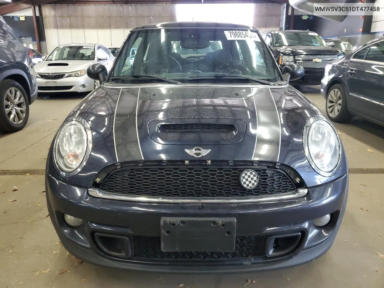 2013 Mini Cooper S VIN: WMWSV3C51DT477458 Lot: 79885434