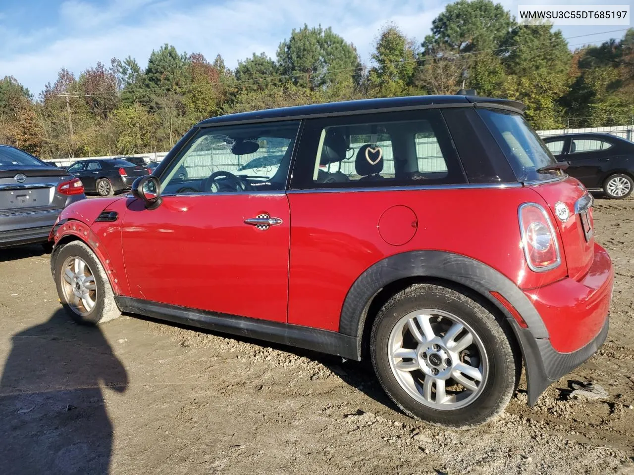 2013 Mini Cooper VIN: WMWSU3C55DT685197 Lot: 80022514