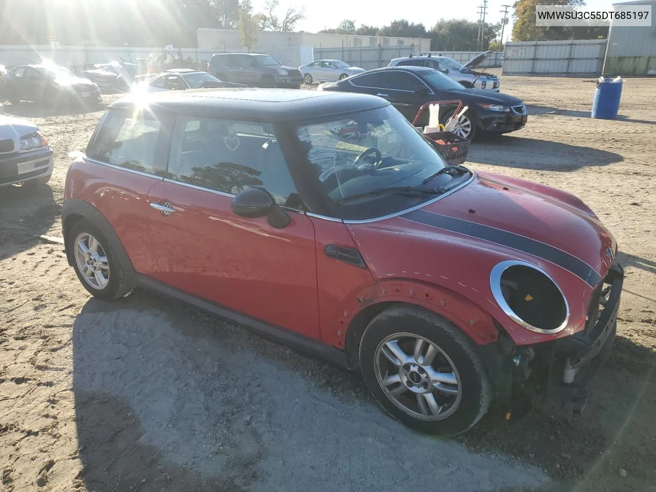 2013 Mini Cooper VIN: WMWSU3C55DT685197 Lot: 80022514