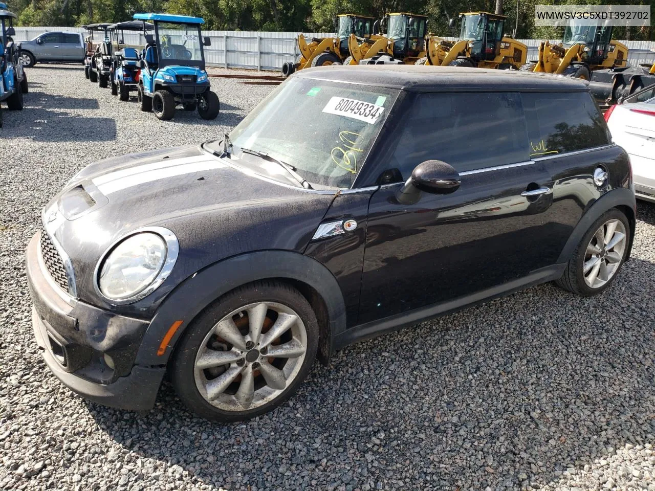 2013 Mini Cooper S VIN: WMWSV3C5XDT392702 Lot: 80049334