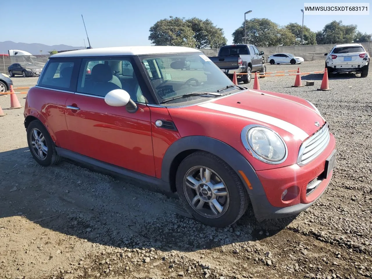 2013 Mini Cooper VIN: WMWSU3C5XDT683171 Lot: 80339894