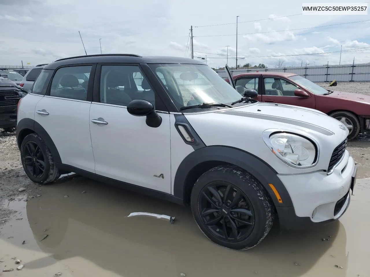 2014 Mini Cooper S Countryman VIN: WMWZC5C50EWP35257 Lot: 52979904