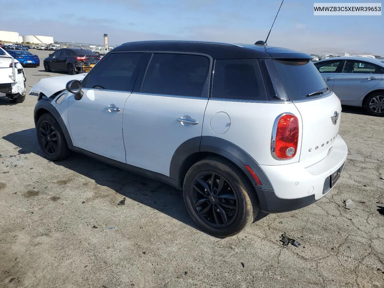 2014 Mini Cooper Countryman VIN: WMWZB3C5XEWR39653 Lot: 58582474