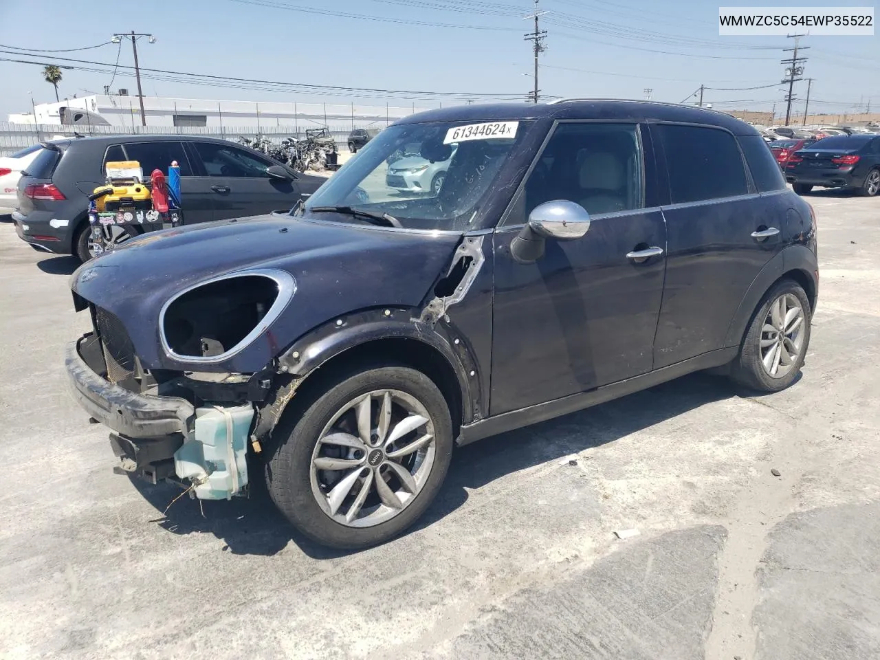 WMWZC5C54EWP35522 2014 Mini Cooper S Countryman