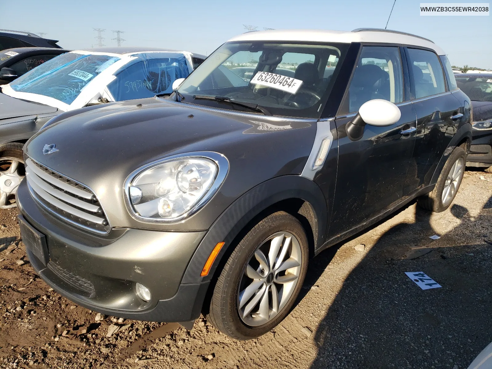 2014 Mini Cooper Countryman VIN: WMWZB3C55EWR42038 Lot: 63260464