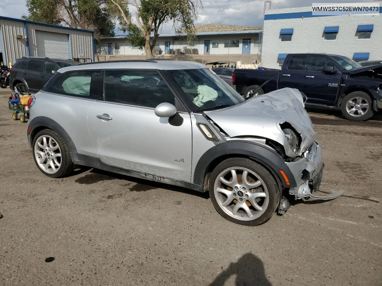 2014 Mini Cooper S Paceman VIN: WMWSS7C52EWN70473 Lot: 66045494